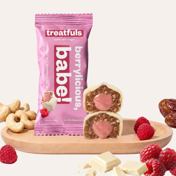 1 x berrylicious babe (biała malina) baton pojedynczy