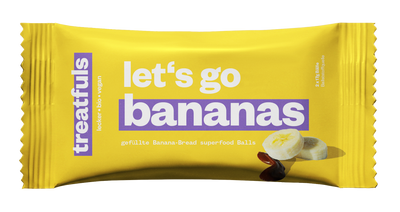 1 x lets go bananas (Bananen Bälle) Einzel Ball