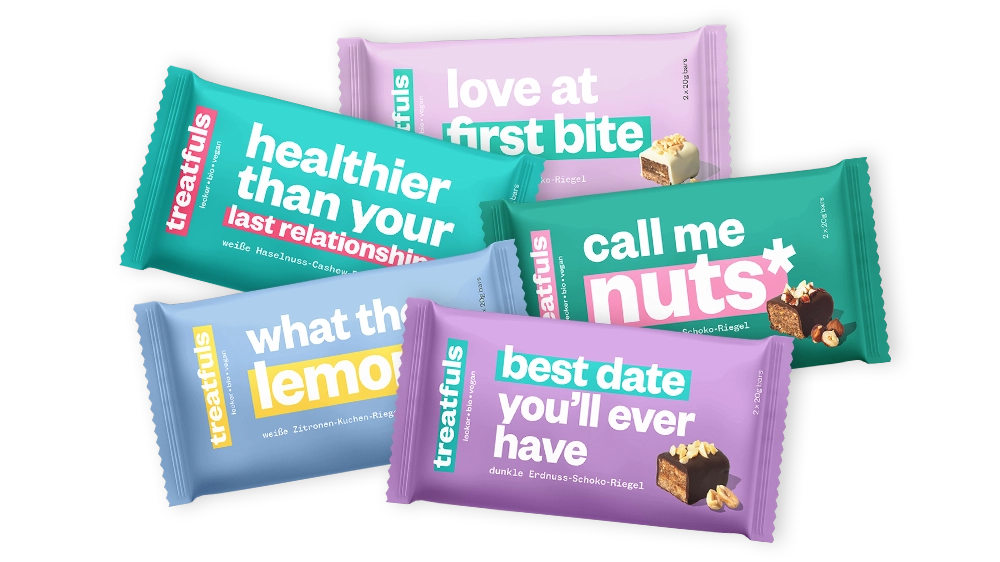 vegan snack love bundle  - 50 Riegel - alle Sorten in einem -  bio + vegan