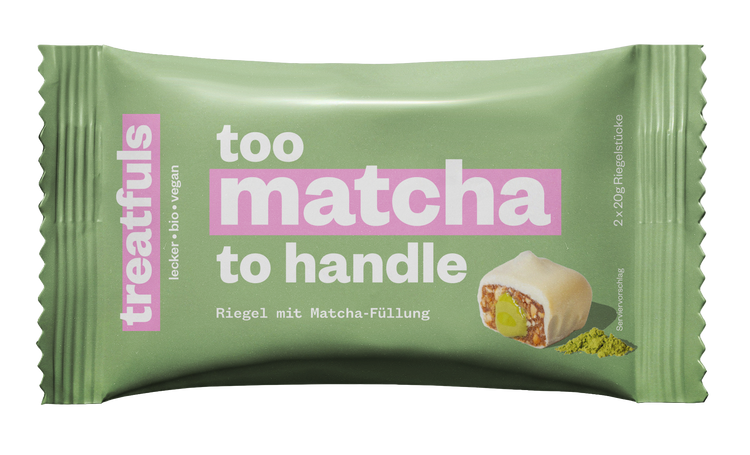 1 x too matcha to handle (weißer Matcha) Einzel Riegel