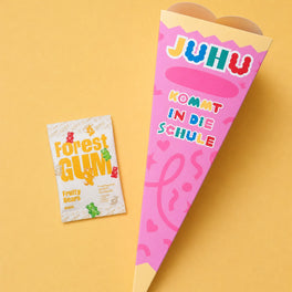Schultüte (PINK) treatfuls 2026 - bio + vegan