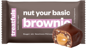 20 x dunkle Schoko Haselnuss-Brownie Riegel – bio + vegan