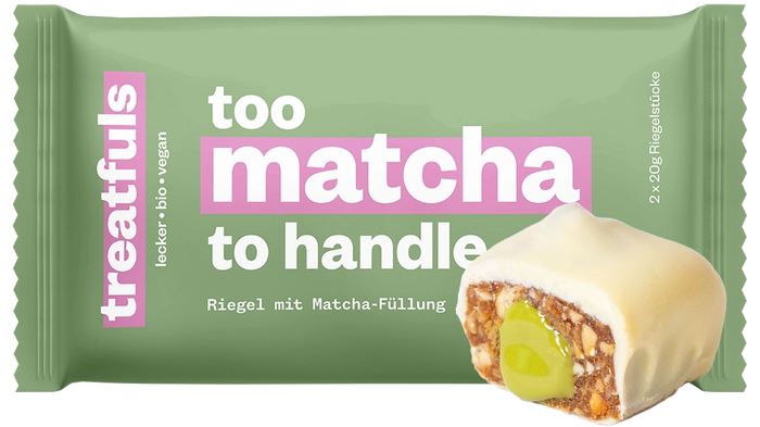 20 x weiße Schoko Cashew-Matcha Riegel – bio + vegan