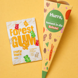 Schultüte (GELB) treatfuls 2026 - bio + vegan