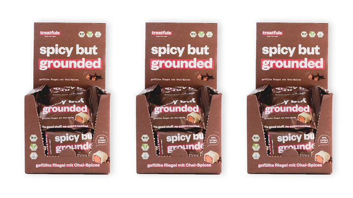 60x weiße Chai Riegel - spicy but grounded