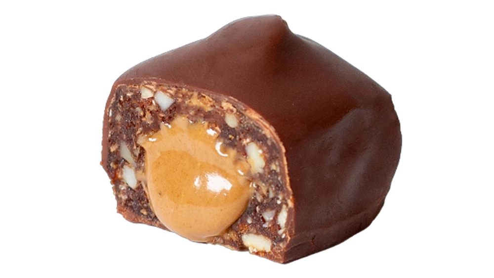 20 x dunkle Schoko Haselnuss-Brownie Riegel – bio + vegan