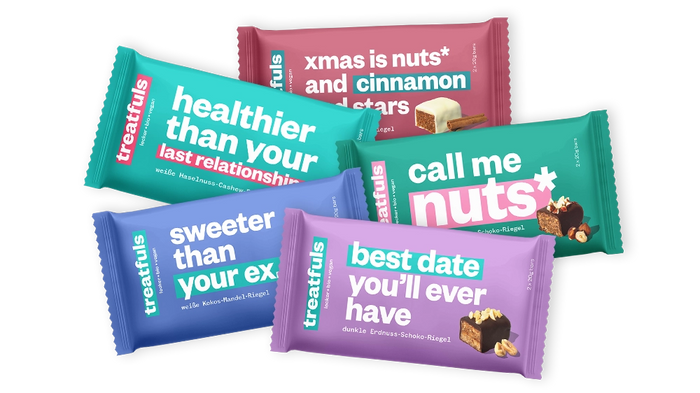 vegan snack love bundle  - 50 Riegel - alle Sorten in einem -  bio + vegan