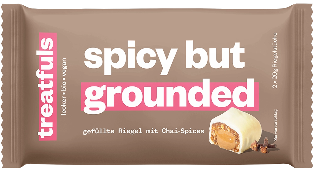 20 x weiße Schoko Chai-Gewürz Riegel – bio + vegan