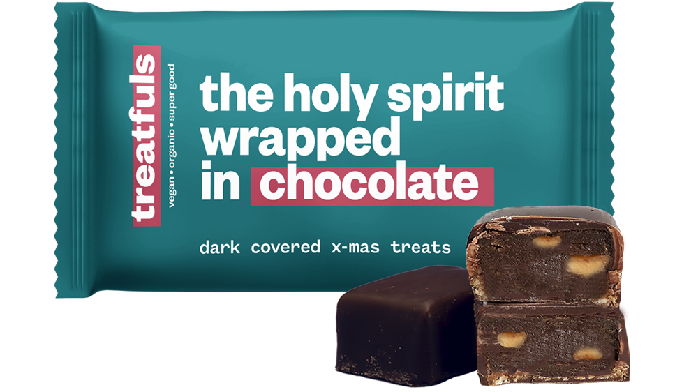 20 x dunkle Schoko Weihnachtsriegel - bio - vegan