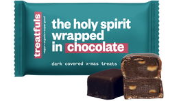 20 x dark covered xmas treats - bio - the holy spirit wrapped in chocolate