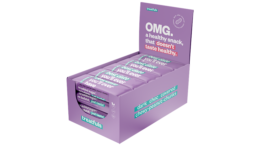 veganer Schoko-Riegel mit Fair-trade Schokolade überzogen. Zuckerfrei. Glutenfrei. Sojafrei. Erdnuss-Dattel-Karamell. Snckrs Geschmack. Vegan. Bio-zertifiziert. Leckerer veganer Snack.